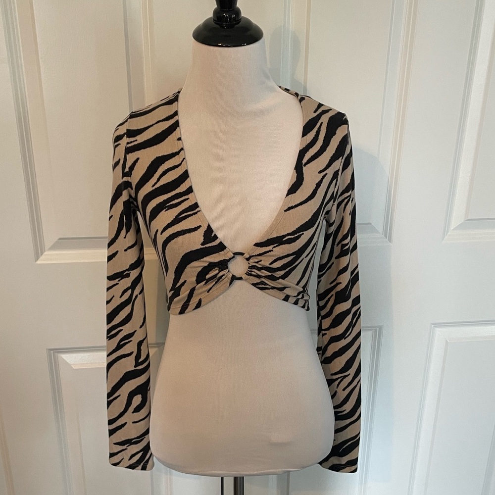 NWT Fashion Nova more wild crop top